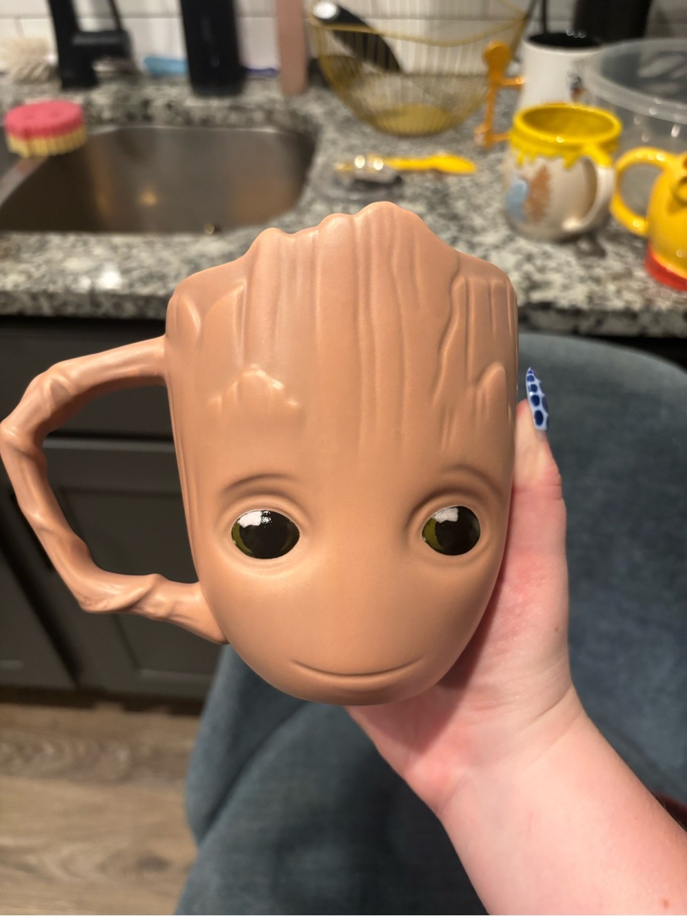 Brown Groot Face  Mug - Disneyworld